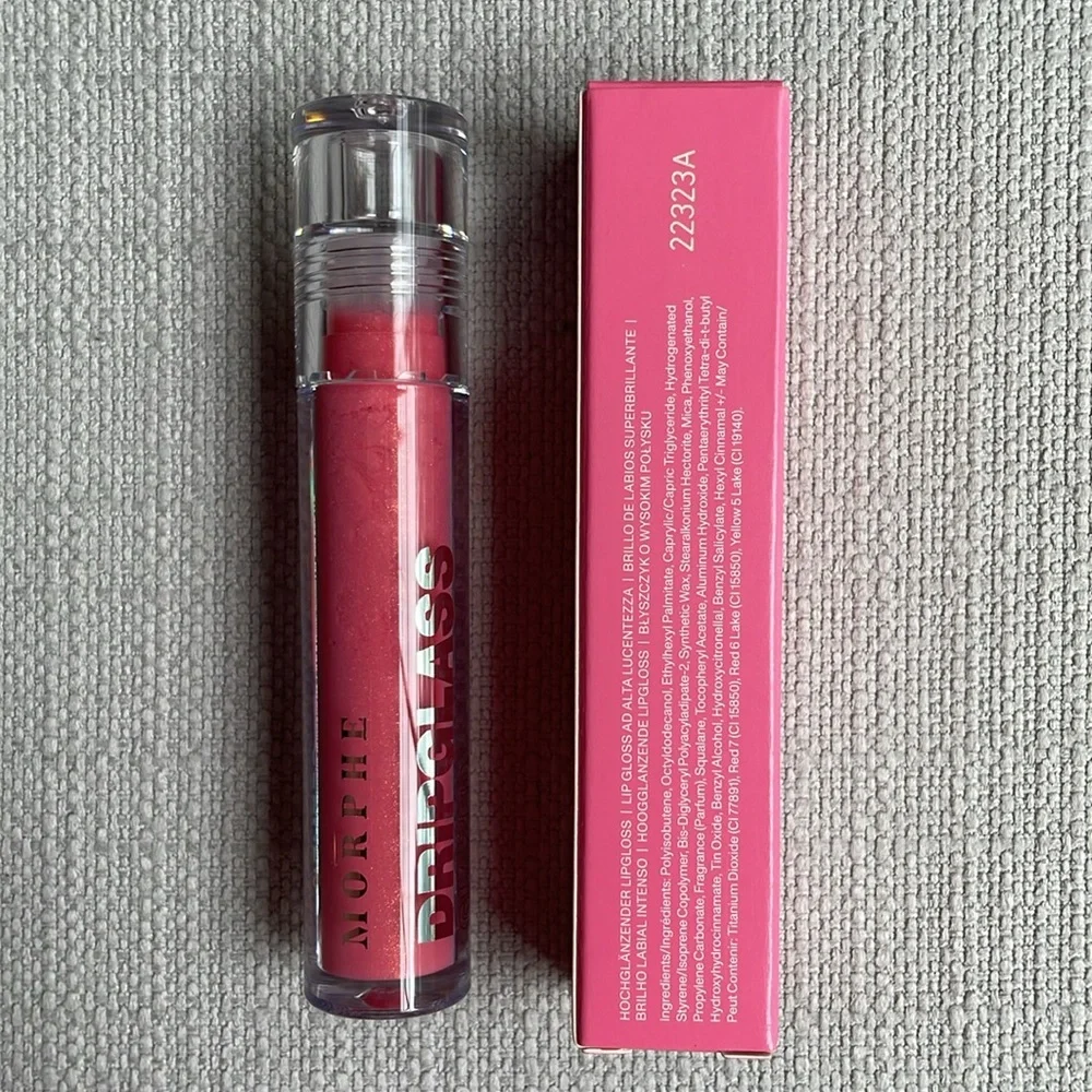 Morphe DRIPGLASS GLAZED high shine lip gloss - pink mirror